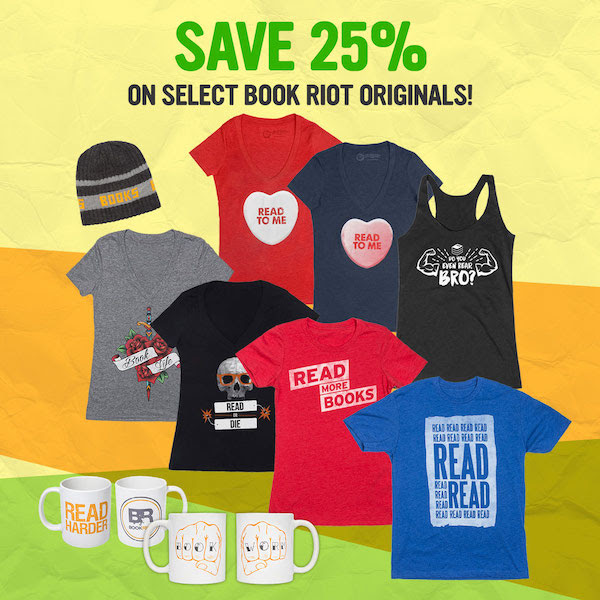 25 percent book riot goods