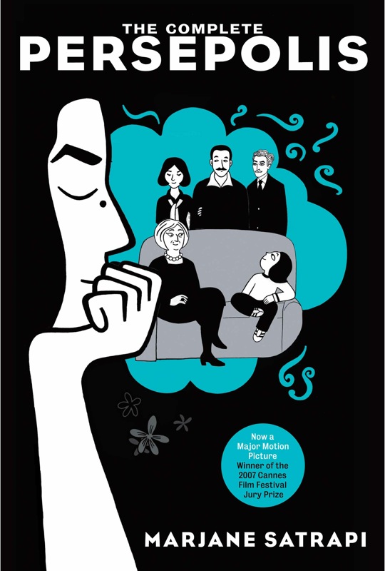 book cover persepolis by marijane satrapi