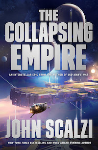 cover image of The Collapsing Empire by John Scalzi