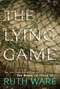 The Lying Game cover image: The title letters on beach sand with a net intertwined