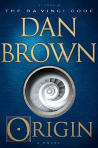 Origin cover image: dark blue background with lettering and a spiral staircase in center like a shell