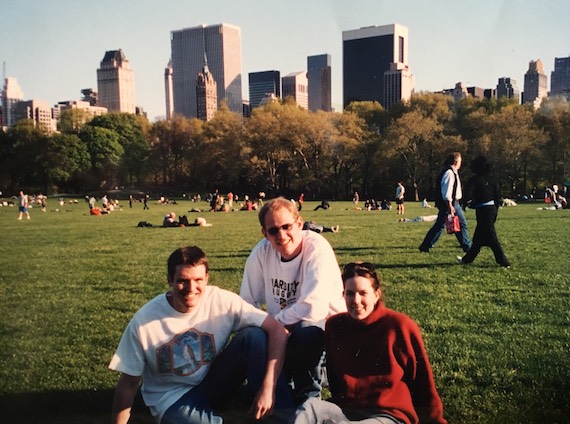 From left to right: Clint, Jeff, and Michelle (professional architect and Jeff's partner)