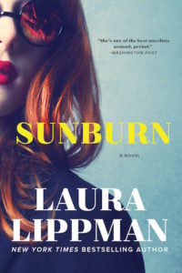 Sunburn cover image: partial photograph of young white woman's half face and shoulder wearing sunglasses