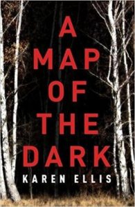 A Map of the Dark cover image: dark image of forest trees with title text in center