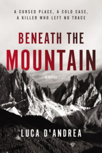 Beneath the Mountain cover image: black and white image of mountains