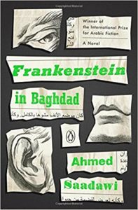 frankenstein in baghdad by ahmed saadawi book cover