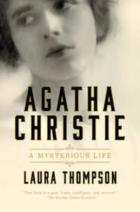 cover image: a black and white photo of young Agatha Christie's face