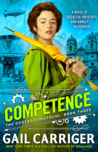 cover of competence by gail carriger