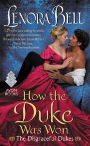 cover of how the duke was won by lenora bell