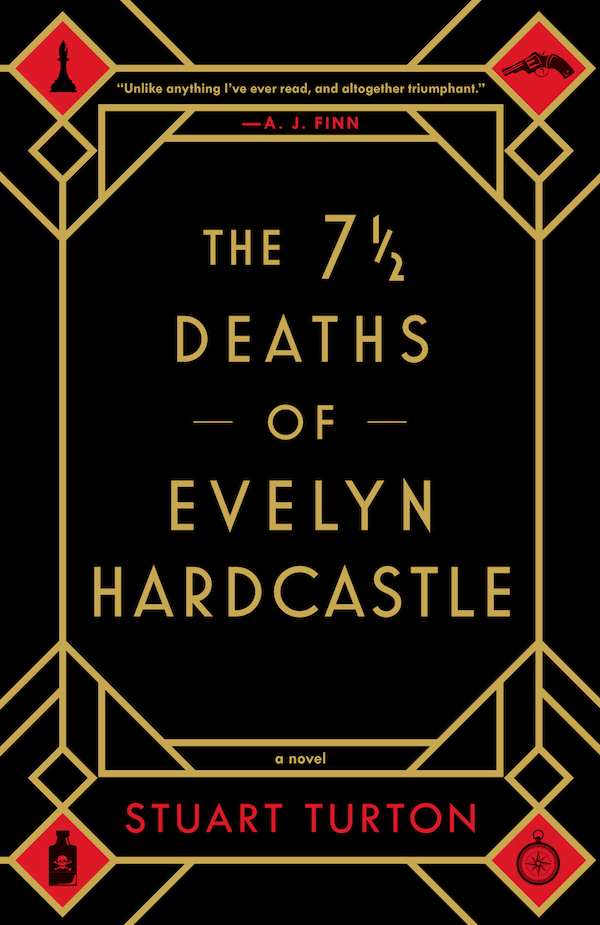 Cover of The 7 1/2 Deaths of Evelyn Hardcastle