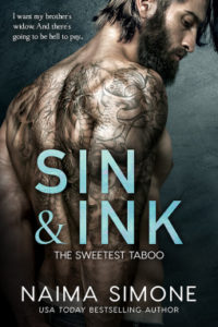 cover of sin and ink by naima simone