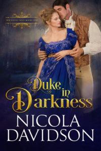 cover of Duke in Darkness by Nicola Davidson