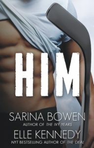 cover of him by sarina bowen and elle kennedy