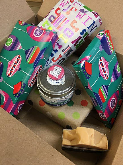 Photo of a Holiday Gift Box from Love's Sweet Arrow