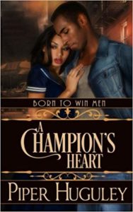 cover of a champion's heart by piper huguley