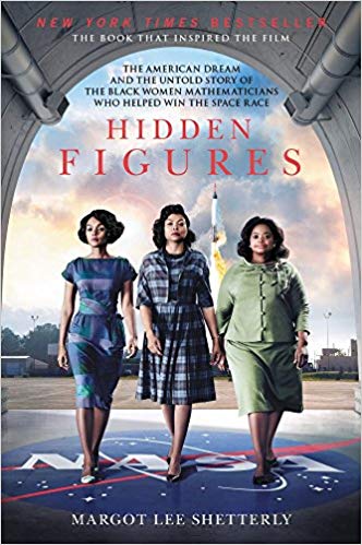 movie adaptation cover of hidden figures, featuring Taraji P. Henson, Octavia Spencer, and Janelle Monáe
