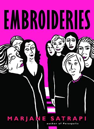 cover image of embroideries by Marjane Satrapi