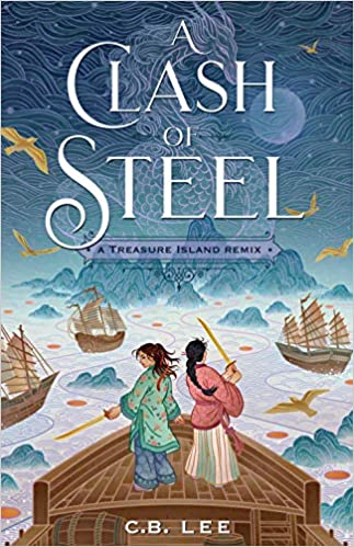 cover of a clash of steel by c.b. lee