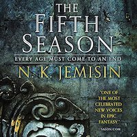 audiobook cover image of The Fifth Season by N.K. Jemisin
