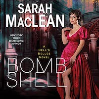 A graphic of the cover of Bombshell by Sarah MacLean