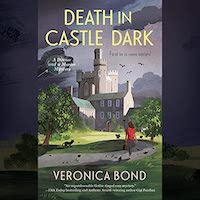 A graphic of the cover of Death in Castle Dark