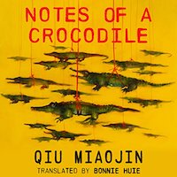 A graphic of the cover of Notes of a Crocodile