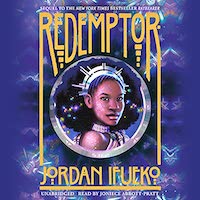 A graphic of the cover of Redemptor