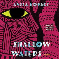 A graphic of the cover of Shallow Waters