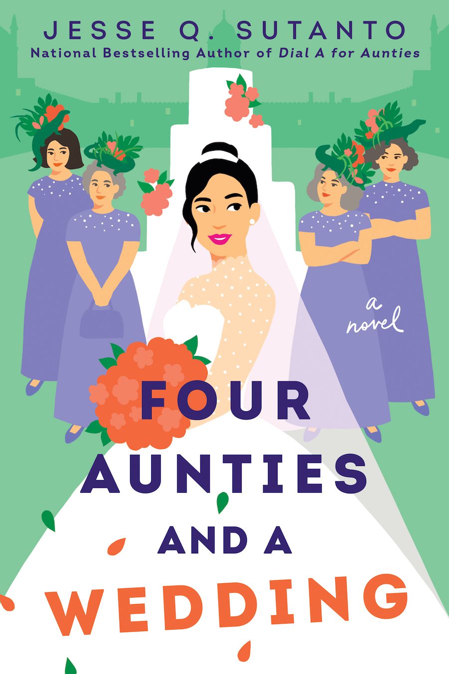 Four Aunties and a Wedding by Jesse Q. Sutanto cover