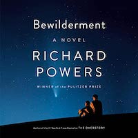 A graphic of the cover of Bewilderment by Richard Powers