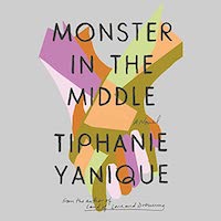 A graphic of the cover of Monster in the Middle