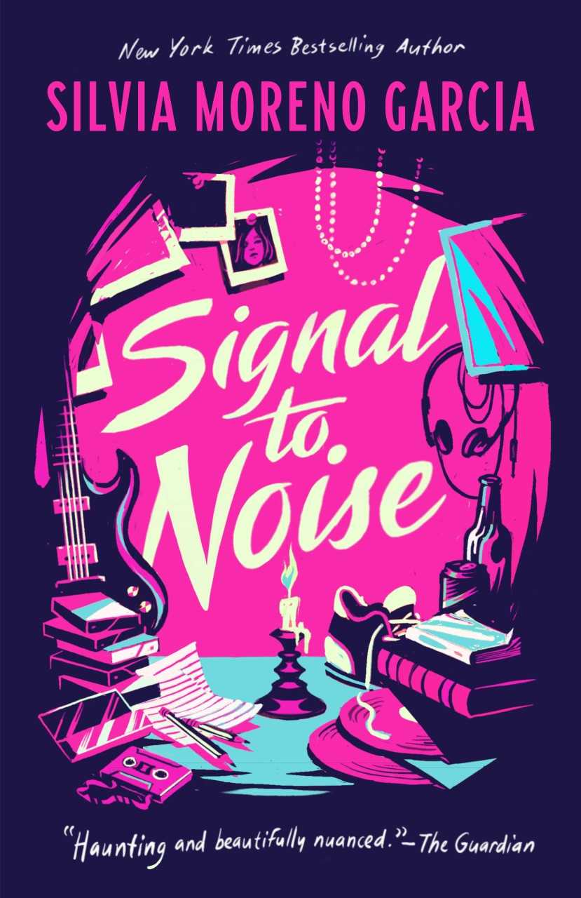 cover of re-release of Signal to Noise by Silvia Moreno Garcia