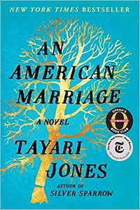 a graphic of the cover of American Marriage by Tayari Jones