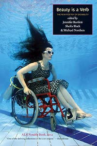 A graphic of the cover of Beauty is a Verb: The New Poetry of Disability