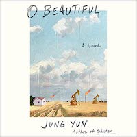 A graphic of the cover of O Beautiful by Jung Yun