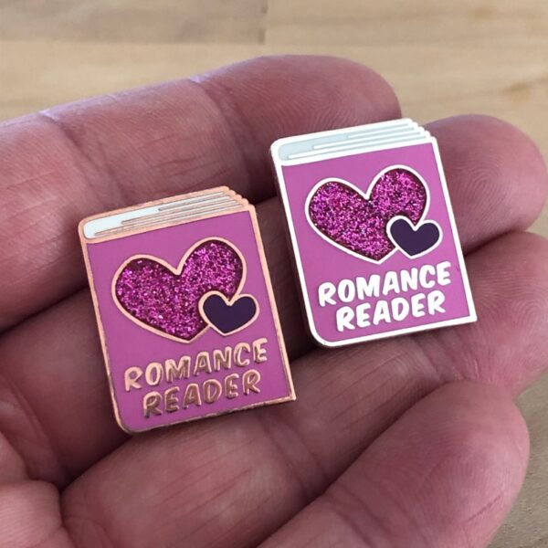 Romance Reader Enamel Pins pic