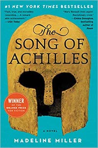 a graphic of the cover of The Song of Achilles by Madeline Miller