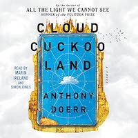 A graphic of the cover of Cloud Cuckoo Land