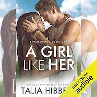 A graphic of the cover of A Girl Like Her by Talia Hibbert