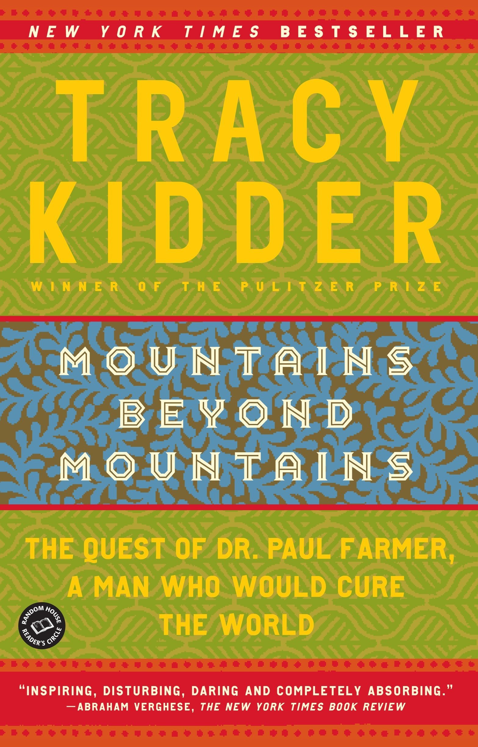 book cover mountains beyond mountains by tracy kidder