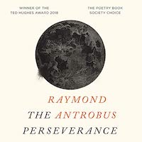 A graphic of the cover of The Perseverance by Raymond Antrobus