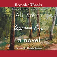 A graphic of the cover of Companion Piece by Ali Smith
