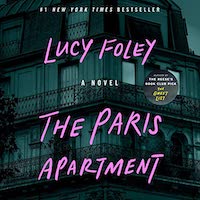 A graphic of the cover of The Paris Apartment 