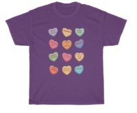 Romance Trope T-shirt Purple