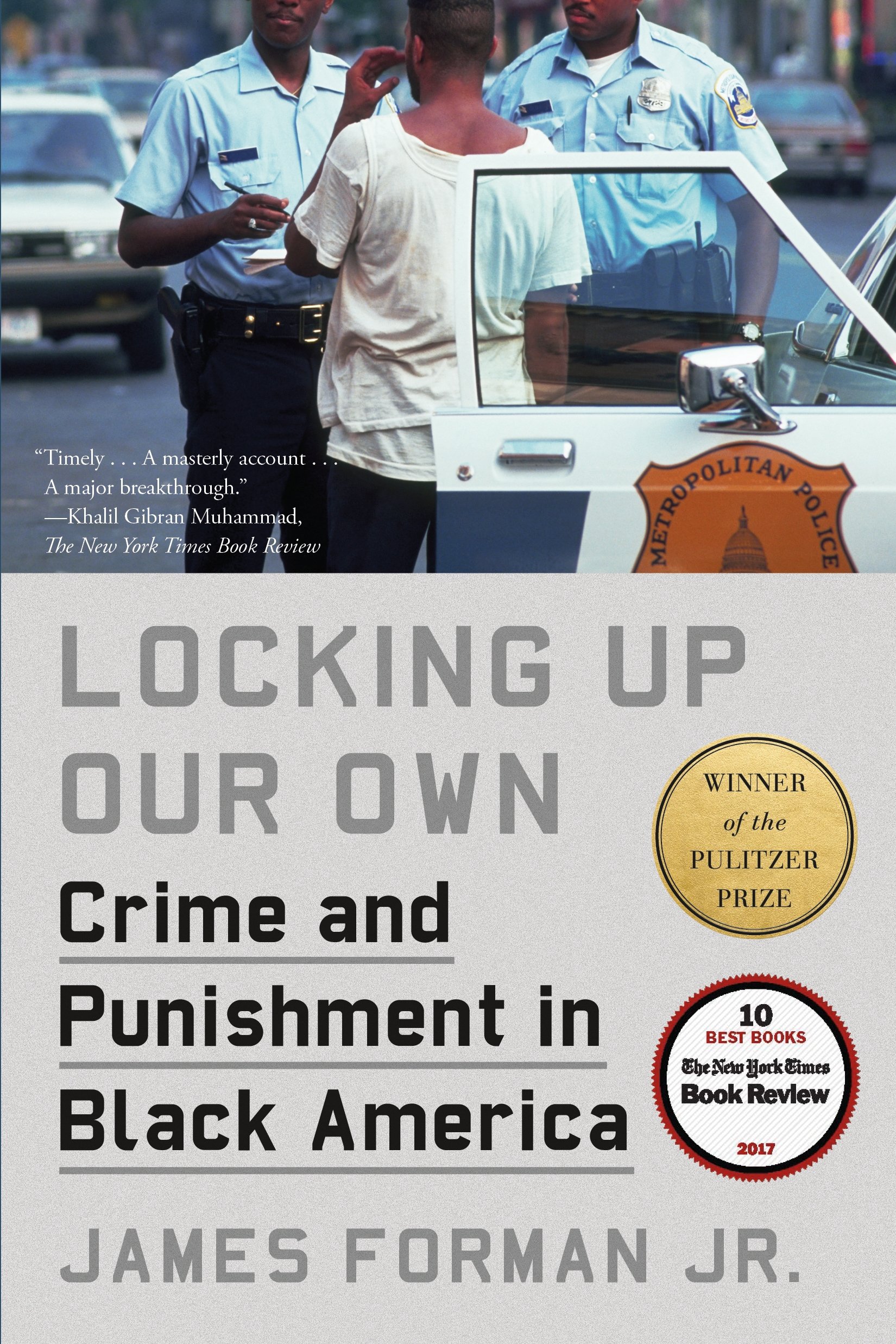 book cover locking up our own by James foreman