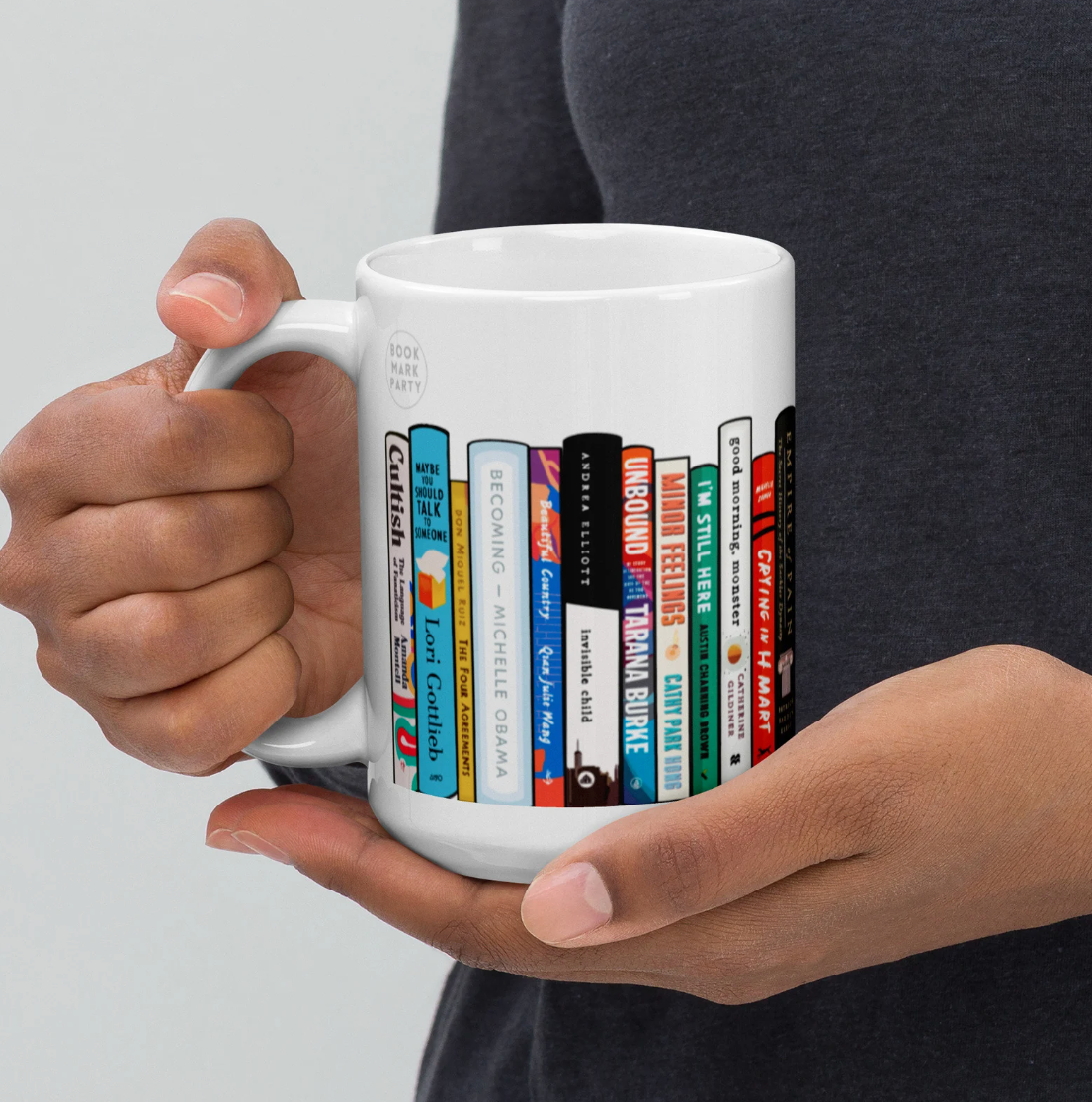 nonfiction book mug