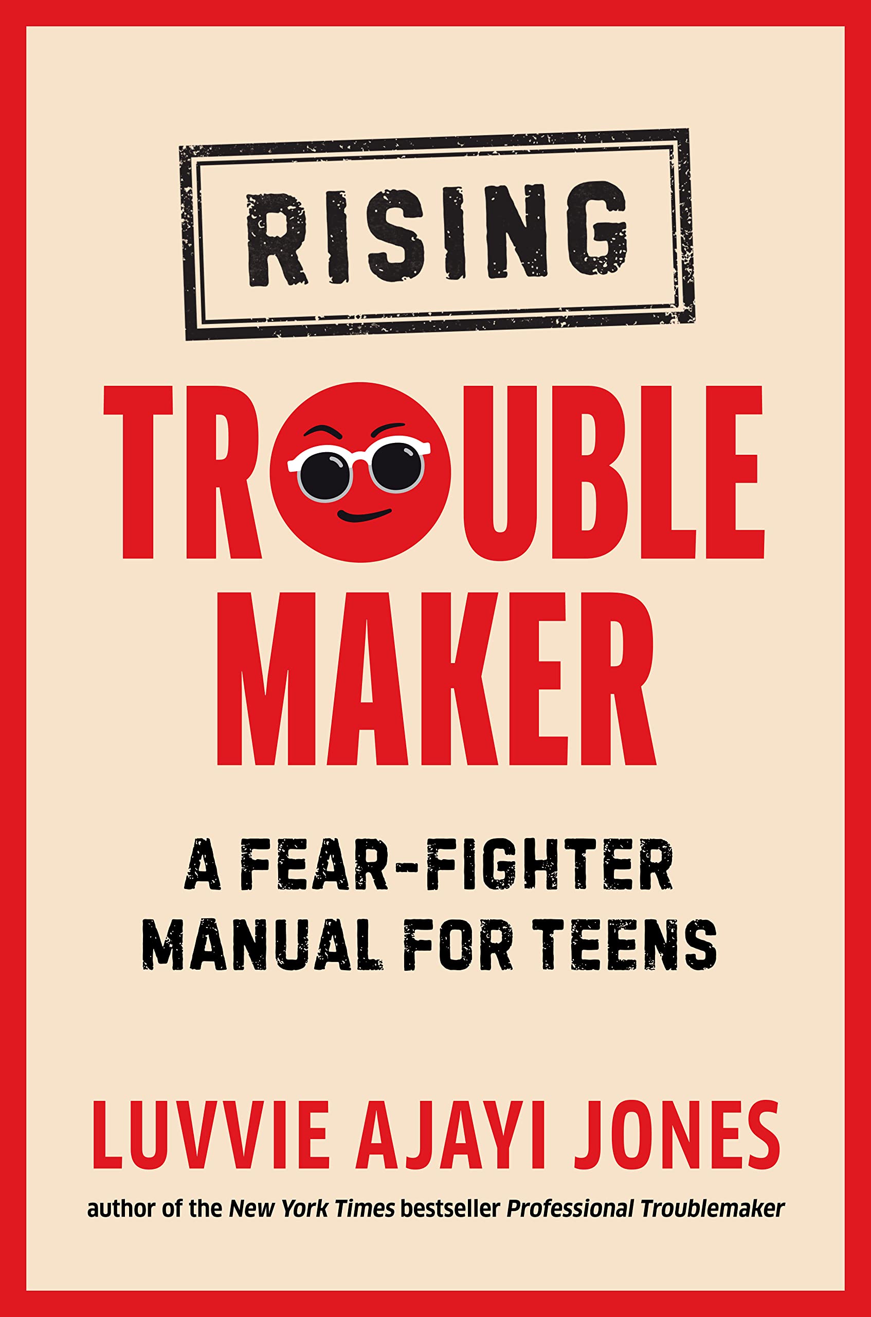 book cover rising troublemaker by luvvie ajayi jones