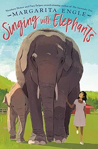 cover of singing with elephants by margarita engle