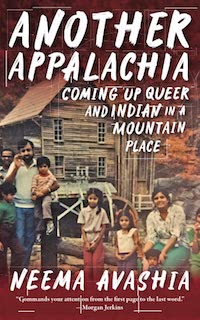 A graphic of the cover of Another Appalachia by Neema Avashia