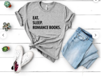 Eat. Sleep. Romance Books T-shirt picture